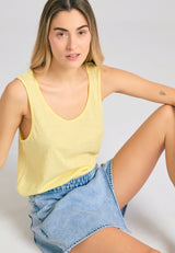 Maiou simplu pentru femei - The essentials - Lemon drop