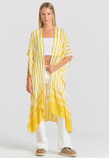 Kimono din viscoză pentru femei - Ananas