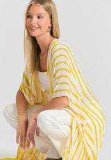 Women's viscose kimono - Pineapple