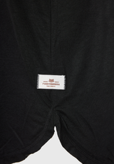 Women's viscose plain color tank top - Black