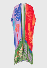 Kimono pentru femei cu imprimeu exotic - Multicolor