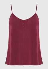 Women's modal shell top - Earth red