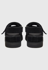 Women's suede sandals - Black