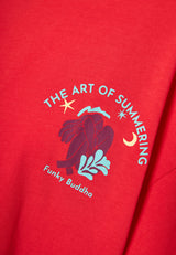 Tricou lejer cu imprimeu fotografic pe spate - Tomato