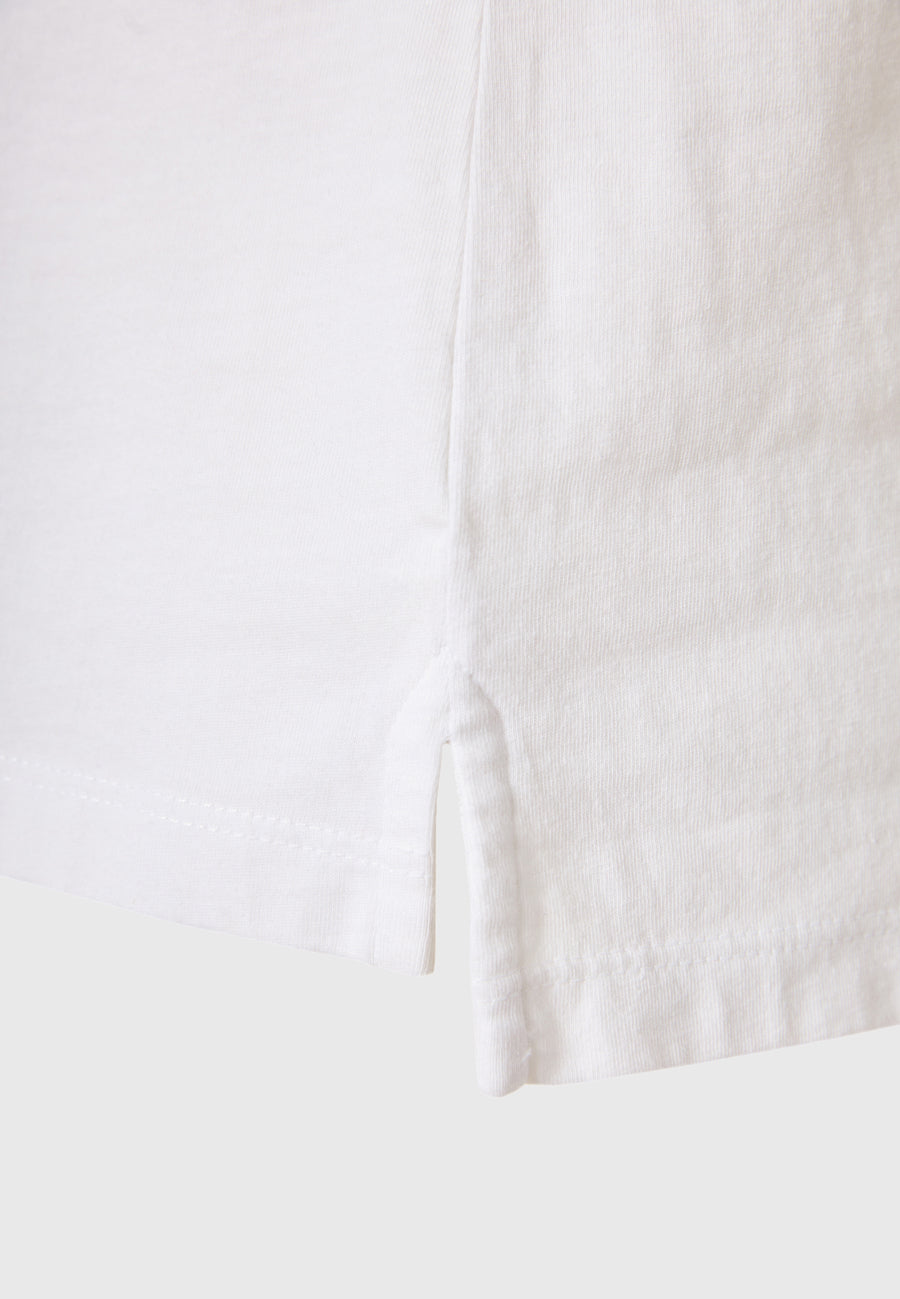 Tricou de damă cu imprimeu grafic - Alb