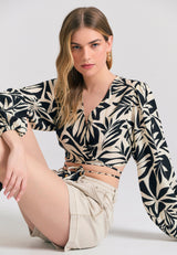 Garment dyed denim shorts with pleats - Chalk