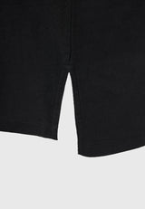 Tricou de damă cu imprimeu exotic - Negru