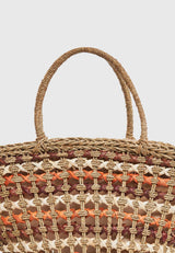 Women's beach bag - Burnt orange