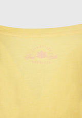 Tricou de damă cu imprimeu vintage cu logo - Lemon drop