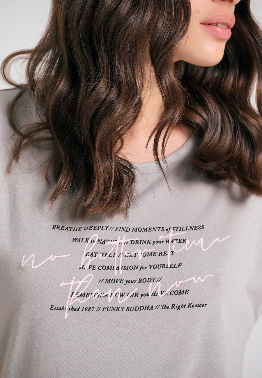 Tricou de damă cu imprimeu artistic și spate deschis - Elephant