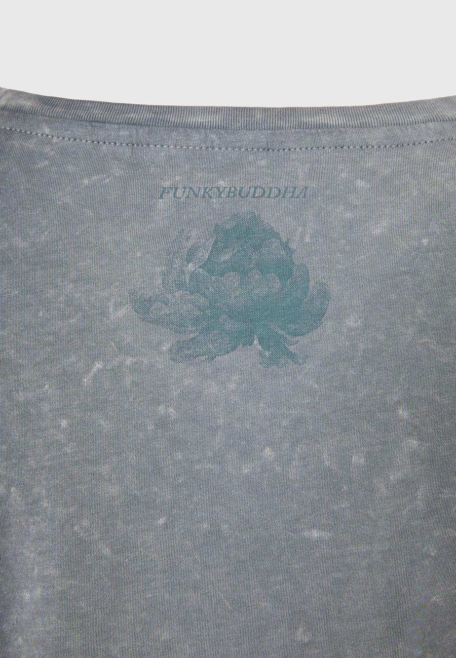 Tricou supradimensionat vopsit în haine cu imprimeu vintage - Elephant