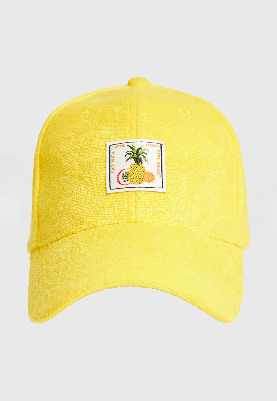Embroidered women's cap - Pineapple