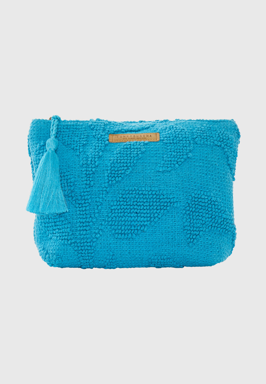 Geantă tip clutch pentru femei - Albastru cer