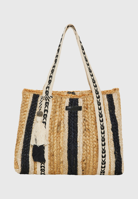 Geantă de plajă pentru femei - Neagră