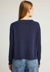 Tricotaje cu guler rotund pentru femei