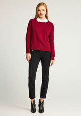 Tricotaje cu guler rotund pentru femei