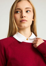 Tricotaje cu guler rotund pentru femei