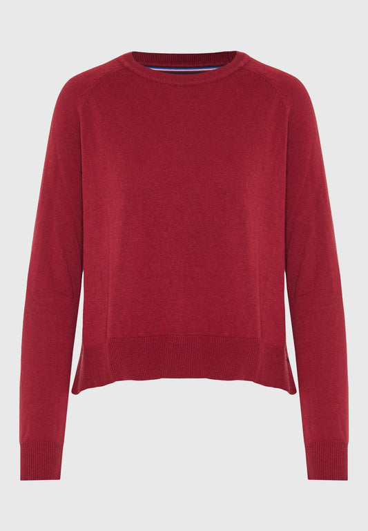 Tricotaje cu guler rotund pentru femei