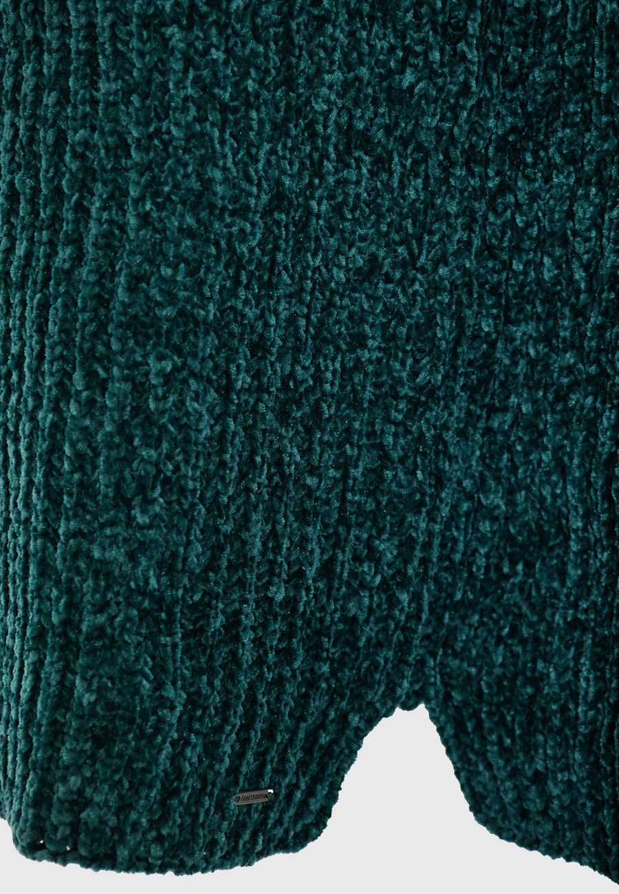 Knitted turtleneck dress