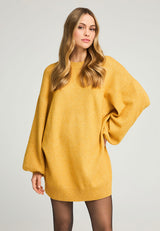 Rochie tricotată cu spatele deschis