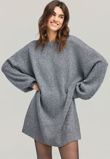 Rochie tricotată cu spatele deschis