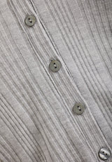 Cardigan cu nervuri și sclipici