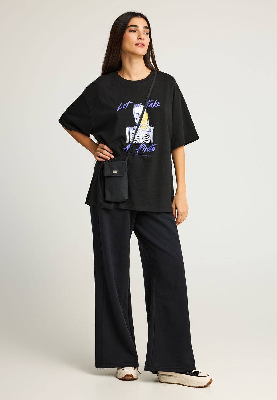 Pantaloni jogging evazați pentru femei