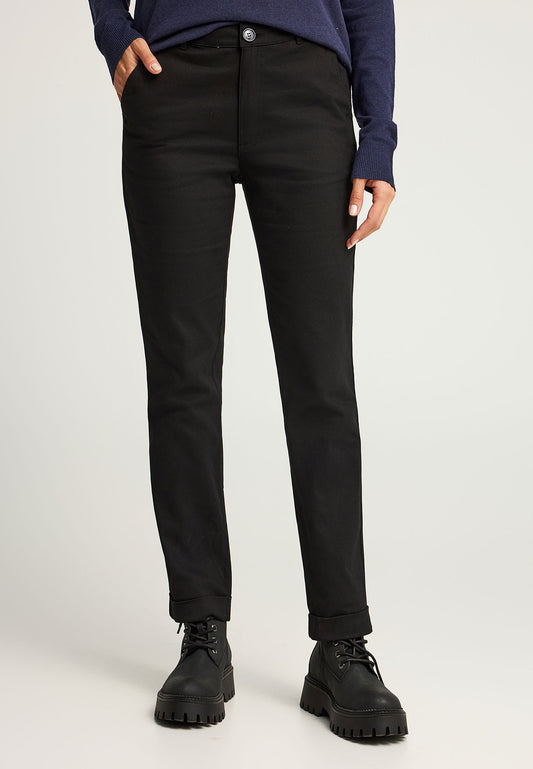 Pantaloni de damă cu nasture