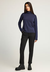 Pantaloni de damă cu nasture