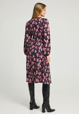 Rochie midi cu imprimeu floral