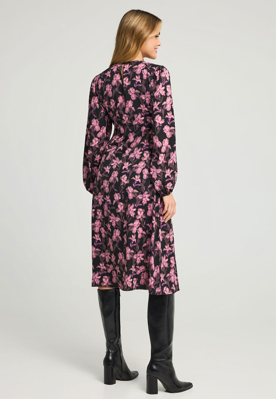 Rochie midi cu imprimeu floral