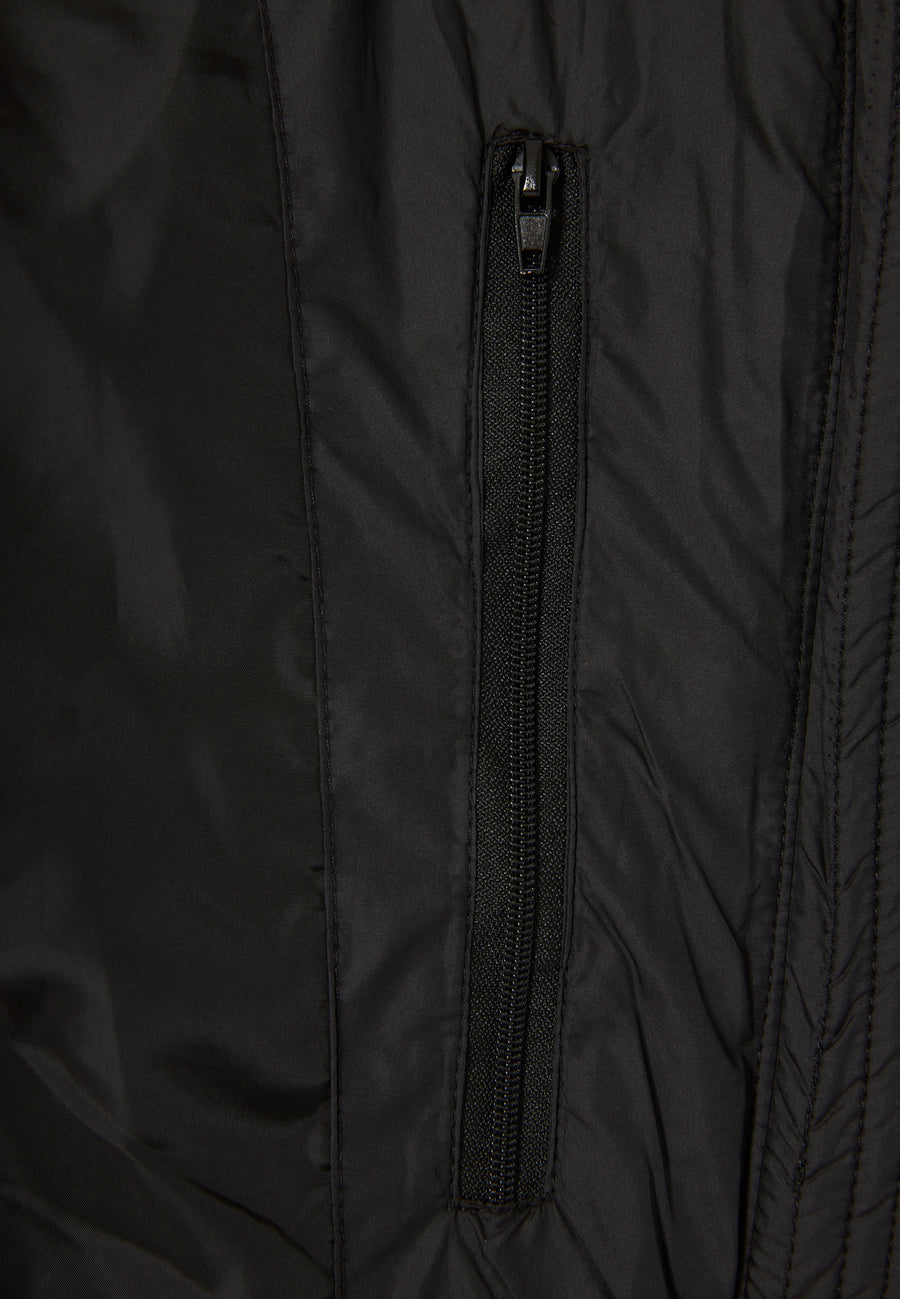 Geacă pufoasă pentru femei cu glugă