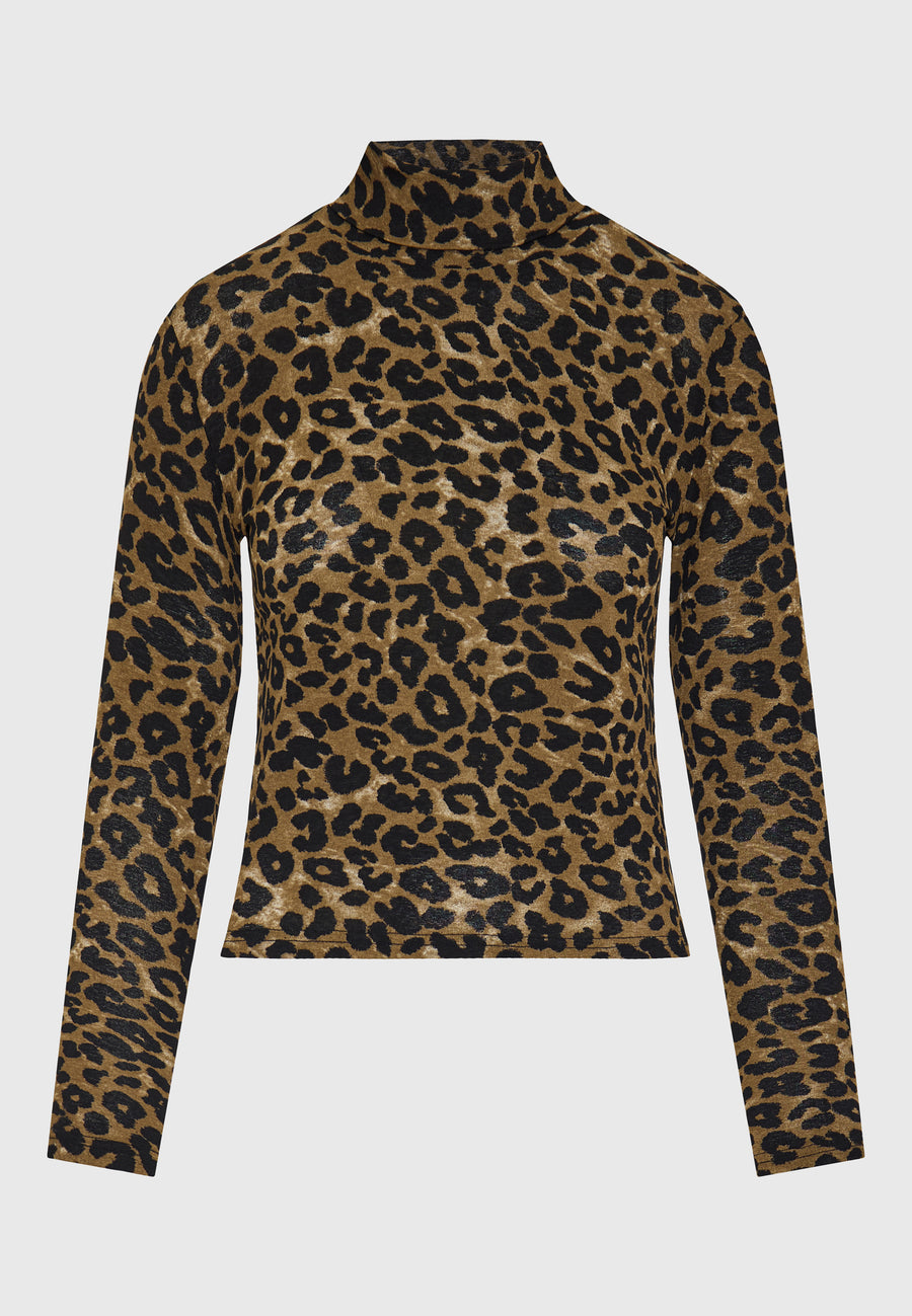 Top de damă cu imprimeu animal