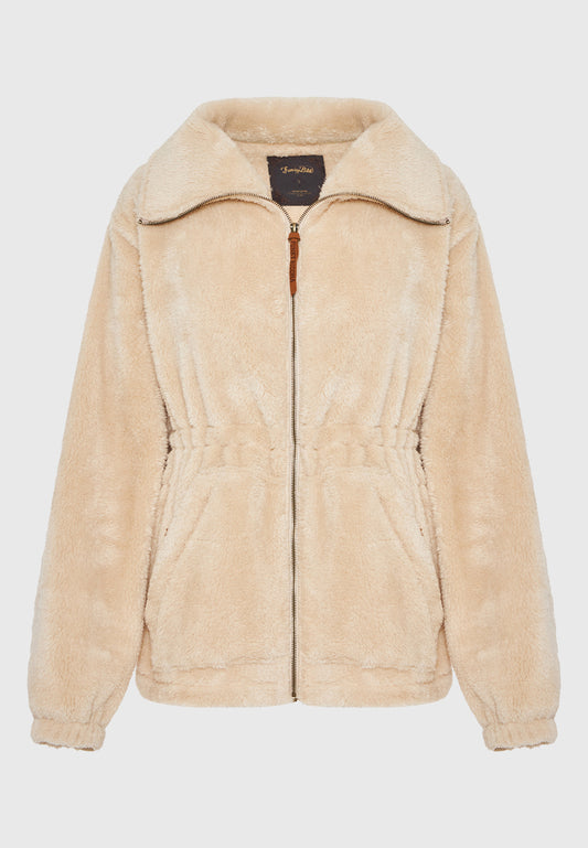 Hanorac cu fermoar din fleece pentru femei