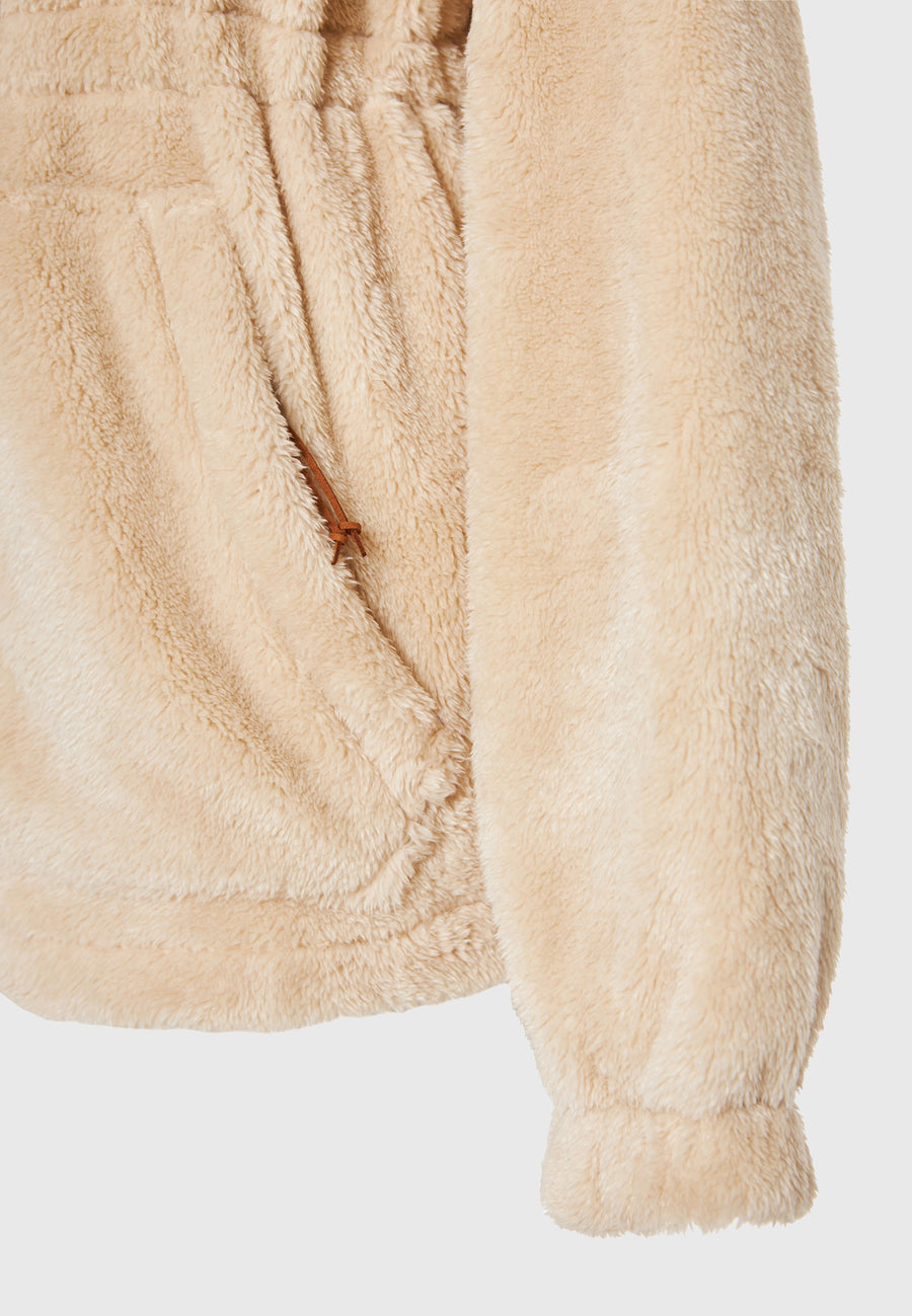 Hanorac cu fermoar din fleece pentru femei