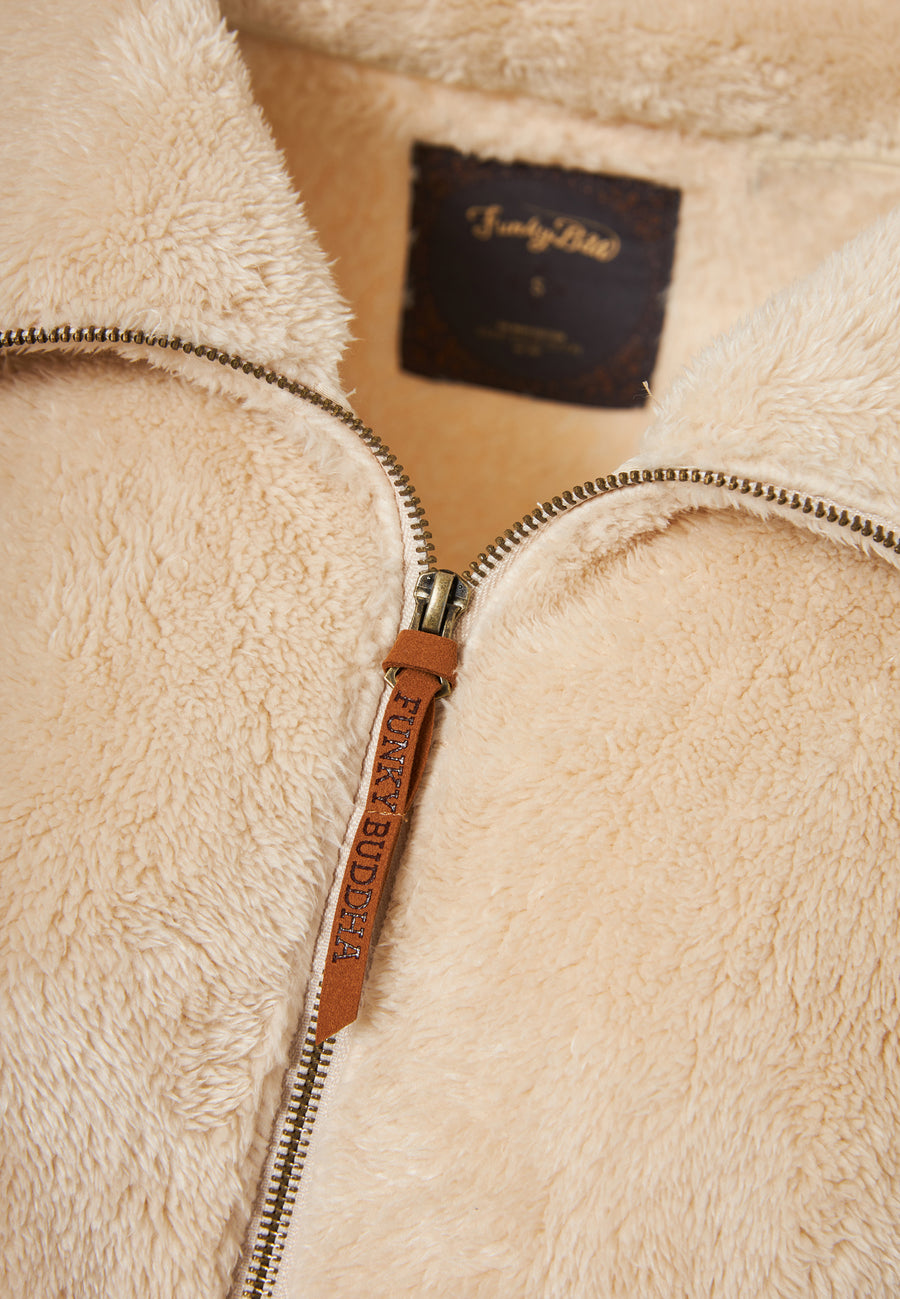 Hanorac cu fermoar din fleece pentru femei