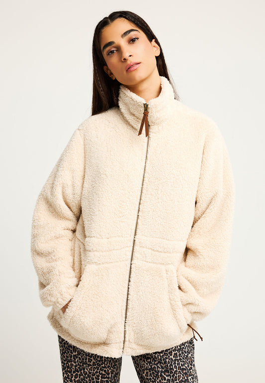 Hanorac cu fermoar din fleece pentru femei