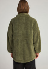 Hanorac cu fermoar din fleece pentru femei