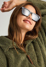 Hanorac cu fermoar din fleece pentru femei