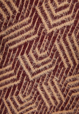 Guler înalt lejer tricotat cu împletitură