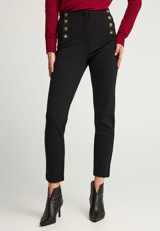 Pantaloni croiți pentru femei cu nasturi