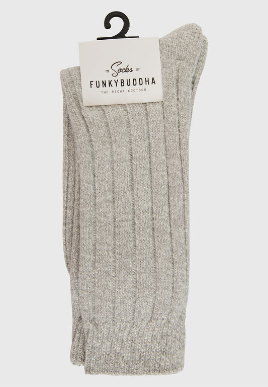 Women's chunky knit socks