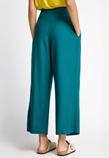 Women's viscose wrapover pants
