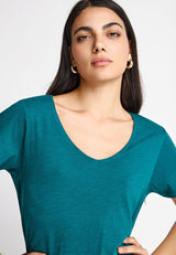 Tricou cu decolteu în V - Colecția de bază