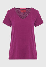 V-neckline t-shirt - The basics collection
