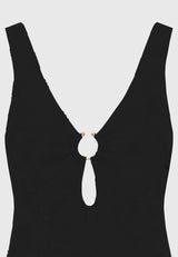 Costum de baie de damă cu model de prosop
