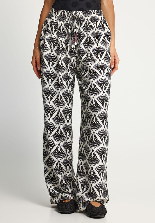Pantaloni de damă cu picior larg
