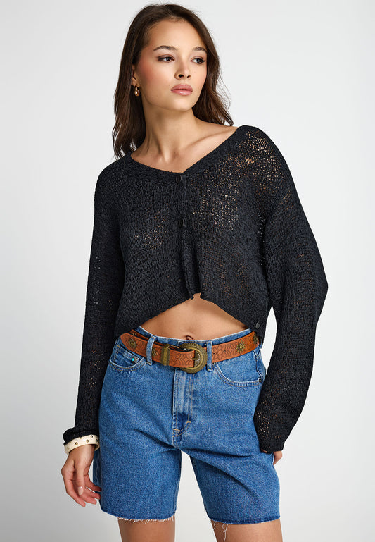 Cardigan țesut pentru femei