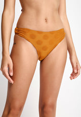 Bikini bottom with towel pattern