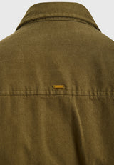 Lyocell jumpsuit with shirt collar